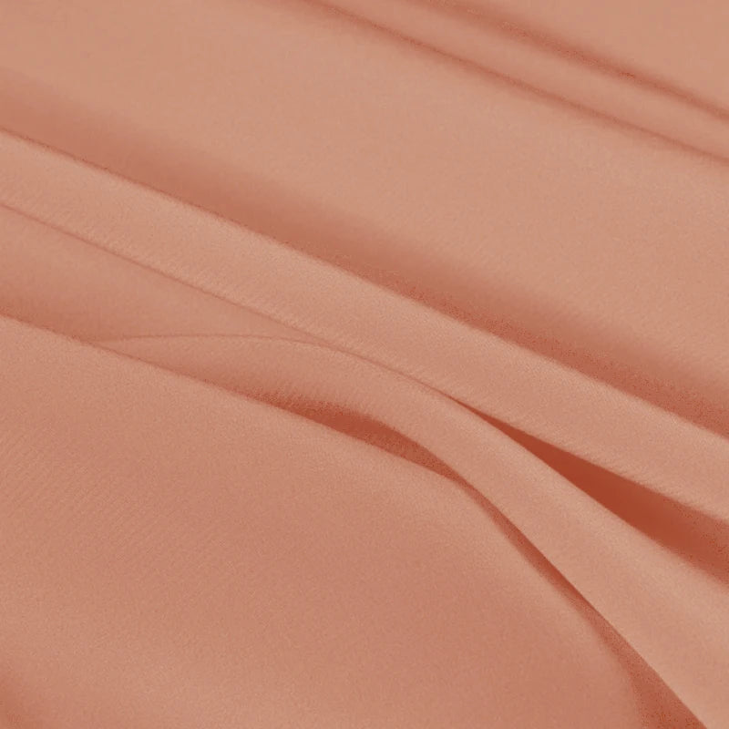 100% Silk Crepe de Chine Natural Pure Mulberry 12 14 16 30mm 45"( 114cm ) 55" (140cm) Width Coral Women Cloth Lining Silk Fabric