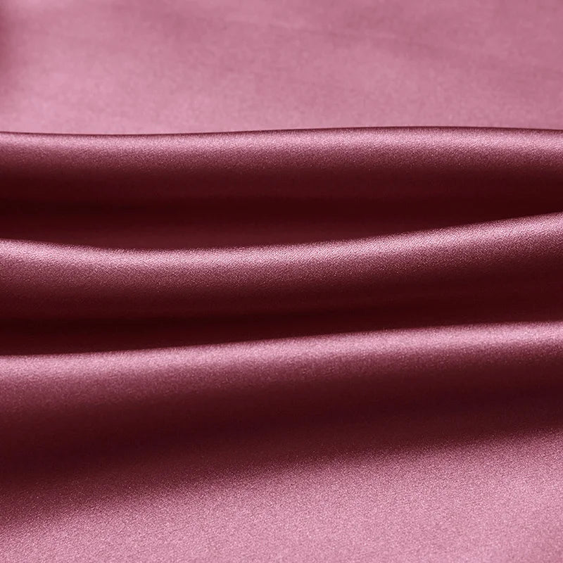 Natural Mulberry Stretch Satin (90% Silk+10% Spandex)16 19m/m Thick 42.5" ( 108cm) 55" (140cm) Width Rapture Rose Silk Fabric