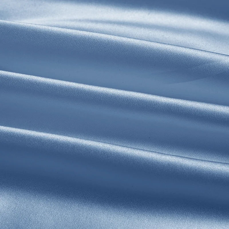 Natural Mulberry Stretch Satin (90% Silk+10% Spandex)16 19m/m Thick 42.5" ( 108cm) 55" (140cm) Width Royal Purple Silk Fabric