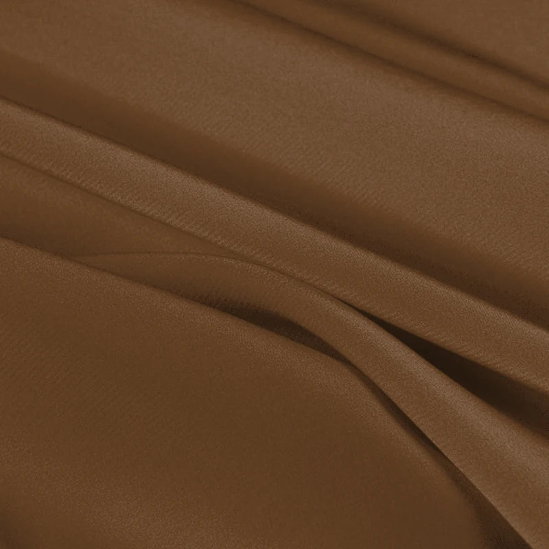 100% Silk Crepe de Chine Natural Pure Mulberry 12 14 16 30mm 45"( 114cm ) 55" (140cm) Width Coffee Lady DIY Dress Silk Fabric