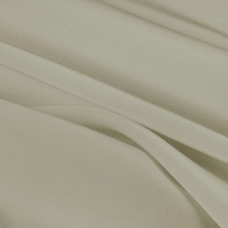 100% Silk Crepe de Chine Natural Pure Mulberry 12 14 16 30mm 45"( 114cm ) 55" (140cm) Width Light Beige DIY Lining Silk Fabric