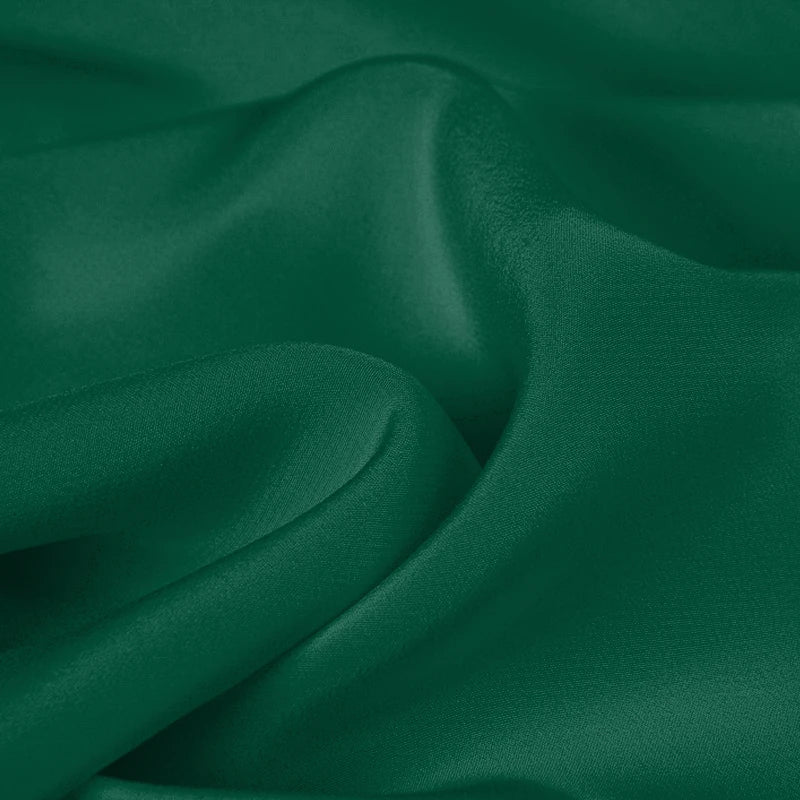 100% Silk Crepe de Chine Natural Pure Mulberry 12 14 16 30mm 45"( 114cm ) 55" (140cm) Width Deep Green Lady Lining Silk Fabric