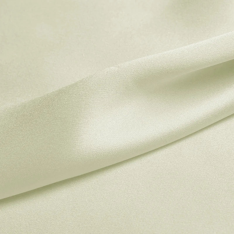 100% silk fabric 16 19 22m/m thick 45"( 114cm )width cream solid natural pure satin charmeuse luxury clothes bedding silk fabric