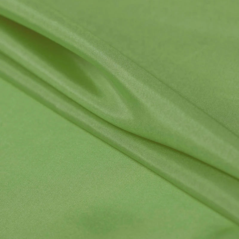 100% Pure Silk Natural Mulberry 8m/m 6A grade 45"( 114cm )Width Grass Green Lady Custom Dress Uniform Lining Habotai Silk Fabric