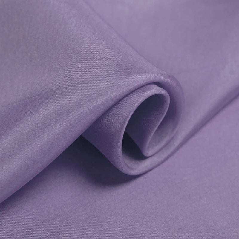 100% Pure Silk Natural Mulberry 8m/m 6A grade 45"( 114cm )Width Purple Women Custom Dress Uniform Lining Habotai Silk Fabric