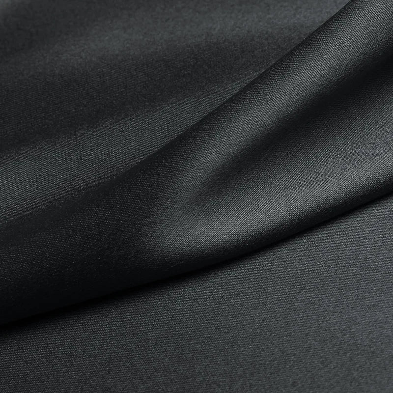 100% silk fabric 16 19 22m/m thick 45"( 114cm ) width dark shadow solid pure satin charmeuse luxury clothes bedding silk fabric