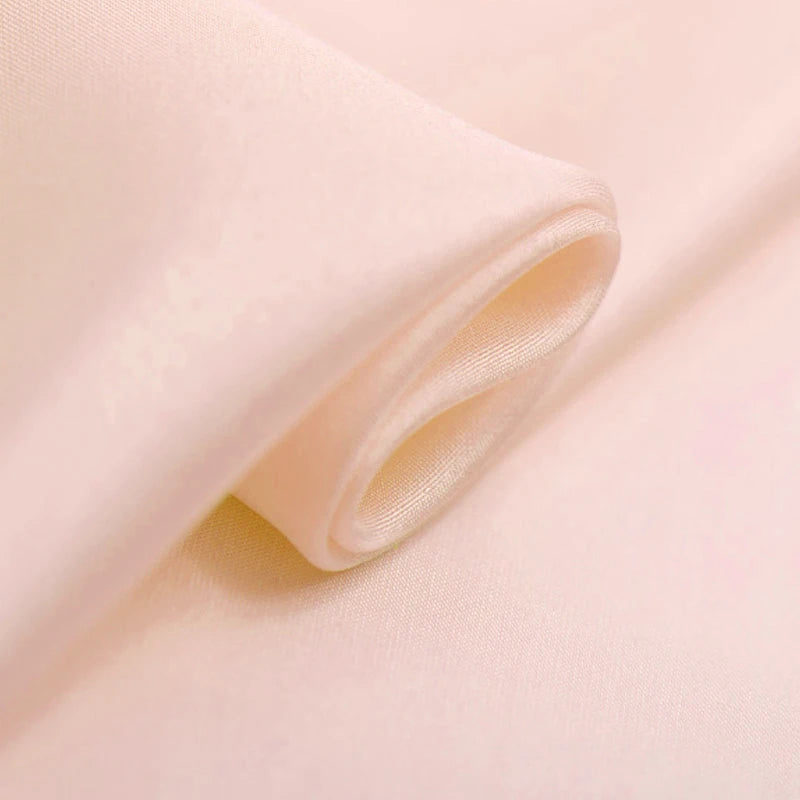 100% Silk Natural Luxury Mulberry Pure Habotai 8m/m 6A grade 45"( 114cm ) Width Baby Pink Girl Dress Skirt Lining Silk Fabric