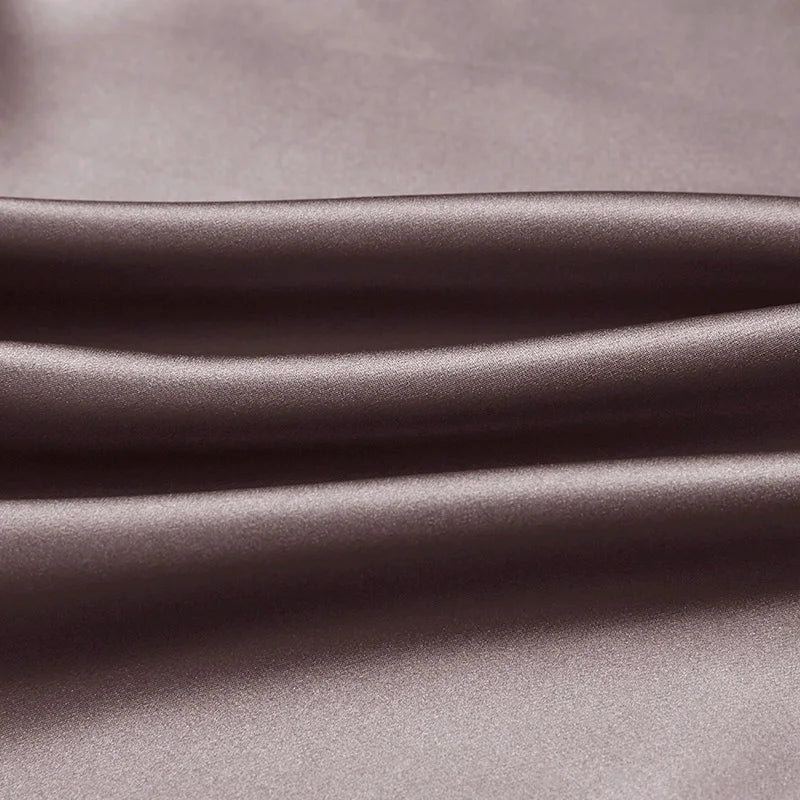 Natural Mulberry Stretch Satin (90% Silk+10% Spandex)16 19m/m Thick 42.5" ( 108cm)  55" (140cm) Width Elegant Women Silk Fabric