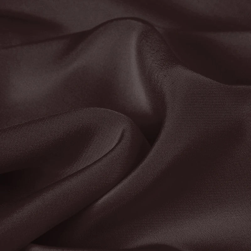 100% Silk Crepe de Chine Natural Pure Mulberry 12 14 16 30mm 45"( 114cm ) 55" (140cm) Width Brown Women Dress Lining Silk Fabric