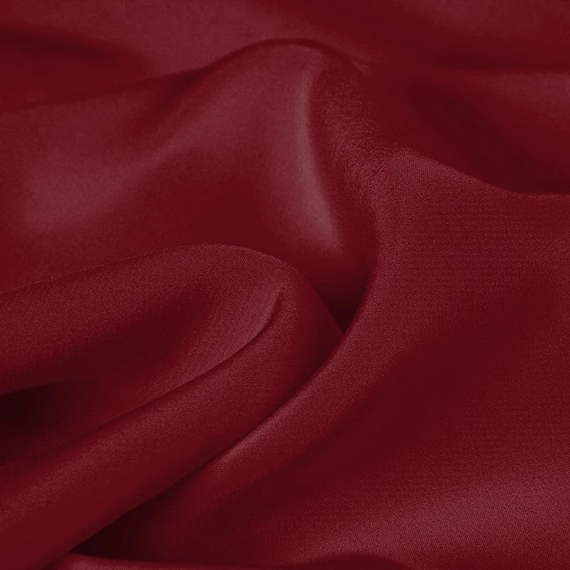 100% Silk Crepe de Chine Natural Pure Mulberry 12 14 16 30mm 45"( 114cm ) 55" (140cm) Width Caramel Red Lady Silk Lining Fabric