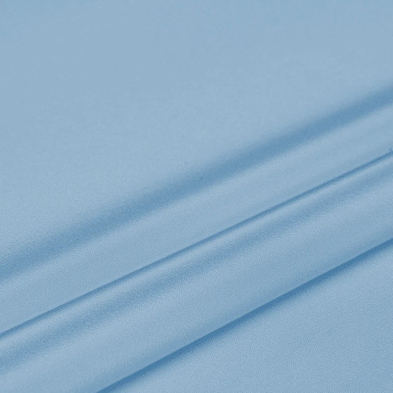 100% Silk Crepe de Chine Natural Pure Mulberry 12 14 16 30mm 45"( 114cm ) 55" (140cm) width Sky Blue Lady DIY Cloth Silk Fabric