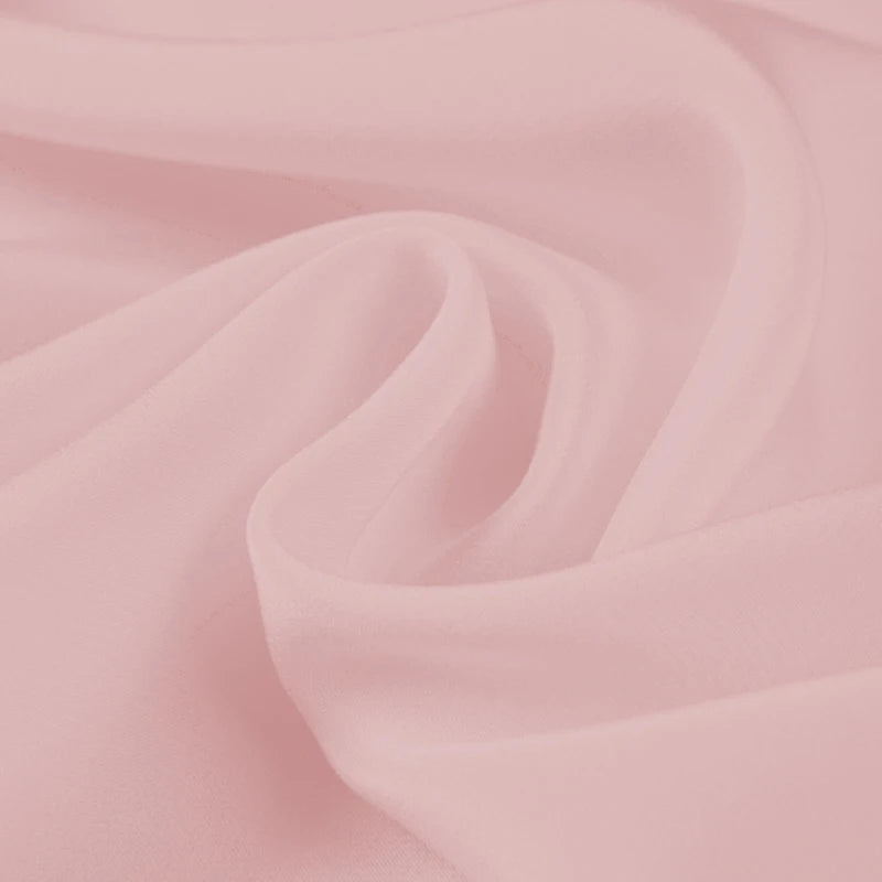 100% Silk Crepe de Chine Natural Pure Mulberry 12 14 16 30mm 45"( 114cm ) 55" (140cm) width Baby Pink DIY Girl Dress Silk Fabric