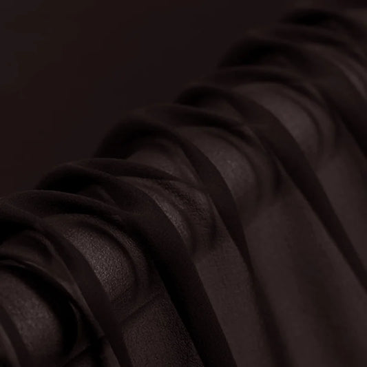 100% Silk Natural Pure Mulberry 5mm 45"( 114cm ) Solid Brown Sexy Lady Summer Elegant Silk Chiffon DIY Eco-friendly Cloth Fabric