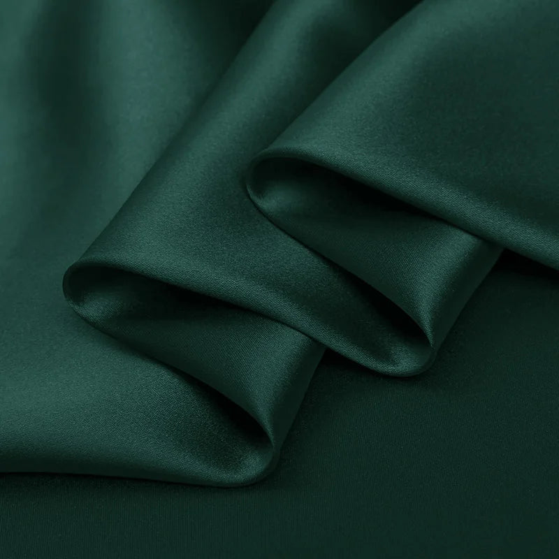 Natural Mulberry Stretch Satin (90% Silk + 10% Spandex)16 19m/m 42.5" ( 108cm)  55" (140cm)  DIY Advanced Cloth Charmeuse Fabric