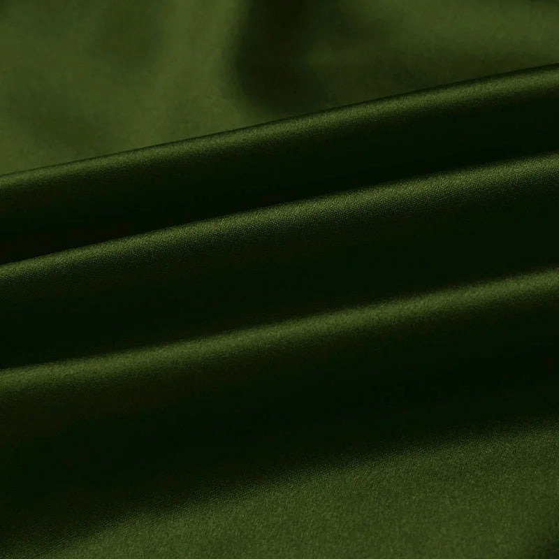 100% silk fabric 16 19 22m/m thick 45"( 114cm )width olive branch pure satin charmeuse luxury DIY clothes bedding silk fabric