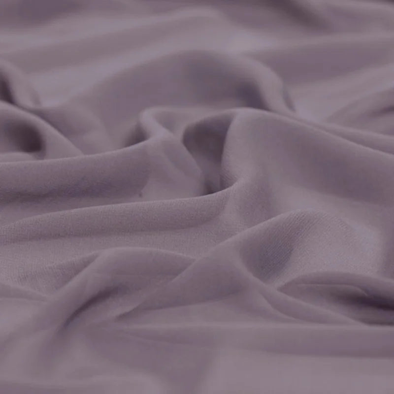 100% Silk Natural Pure Mulberry 5mm 45"( 114cm ) Woodrose Lady Silk Chiffon DIY Luxury Slippery Soft 6A Grade Custom Dye Fabric