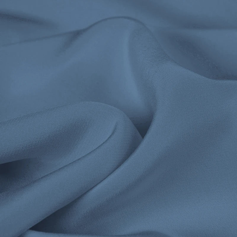 100% Silk Crepe de Chine Natural Pure Mulberry 12 14 16 30mm 45"( 114cm ) 55" (140cm)Width Blue Heaven Lady Silk Lining Fabric