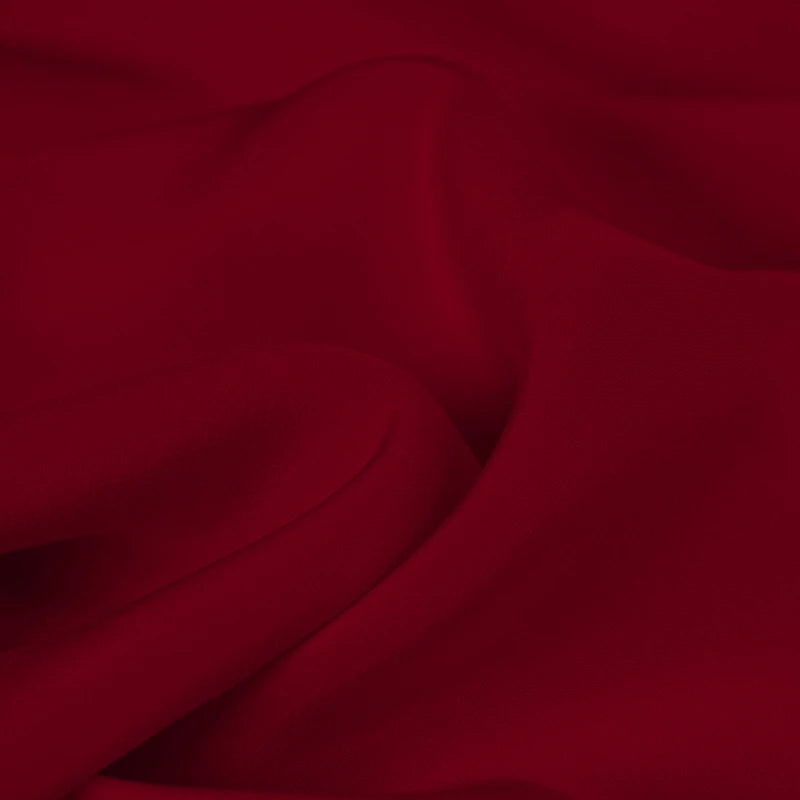 100% Silk Crepe de Chine Natural Pure Mulberry 12 14 16 30mm 45"( 114cm ) 55" (140cm)Width Crimson Elegant Silk Lining Fabric