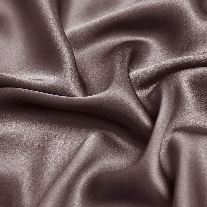 100% silk fabric 16 19 22 30m/m thick 45"( 114cm )width wood rose pure satin charmeuse luxury DIY clothes bedding silk fabric