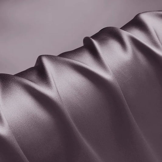 Pure Mulberry Stretch Satin (90% Silk+10% Spandex)16 19m/m Thick 42.5"( 108cm)  55"(140cm) Width Clothing Making Silk Fabric