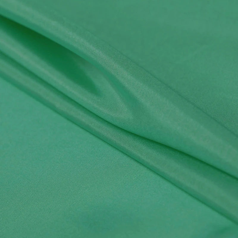 100% Pure Silk Natural Mulberry 8m/m 6A grade 45"( 114cm )Width Elegant Marine Green Tailor Clothes Lining Habotai Silk Fabric