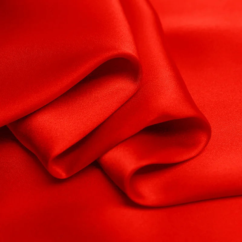 Natural Mulberry Stretch Satin (90% Silk+10% Spandex)16 19m/m Thick 42.5" ( 108cm)  55" (140cm) Width Fashion Color Silk Fabric