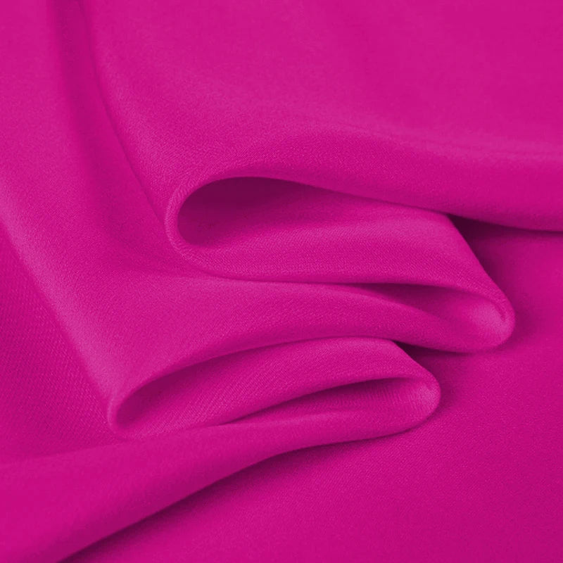 100% Silk Crepe de Chine Natural Pure Mulberry 12 14 16 30mm 45"( 114cm ) 55" (140cm)Width Very Berry Luxury Lining Silk Fabric