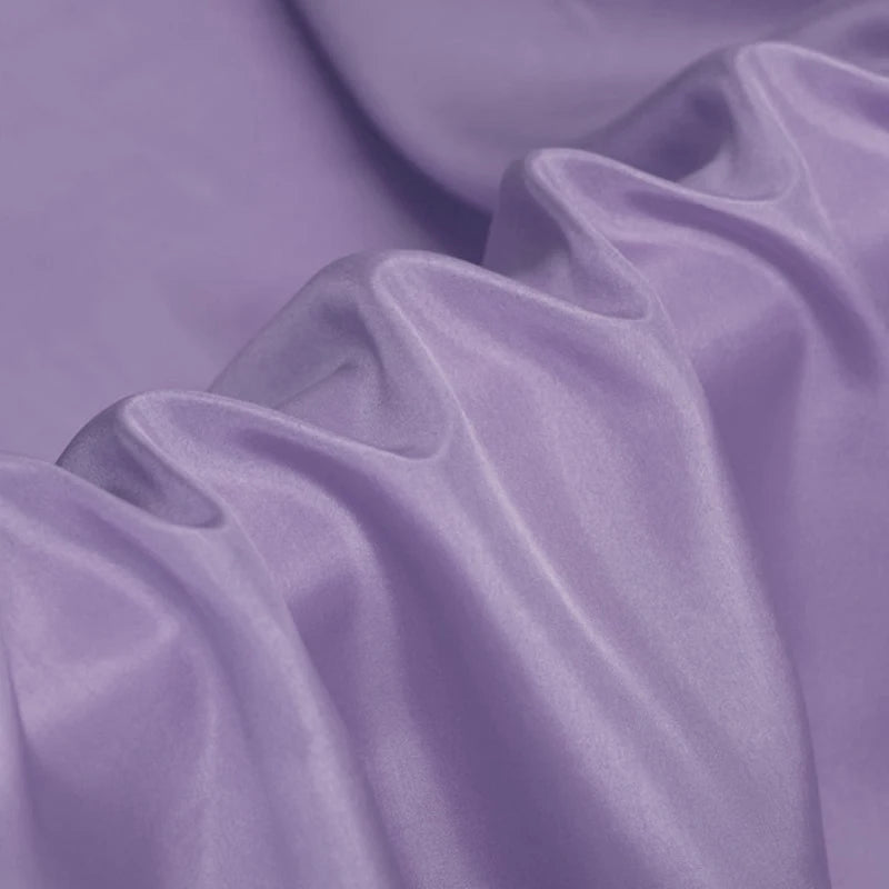 100% Pure Silk Natural Mulberry 8m/m 6A grade 45"( 114cm )Width Purple Women Custom Dress Uniform Lining Habotai Silk Fabric