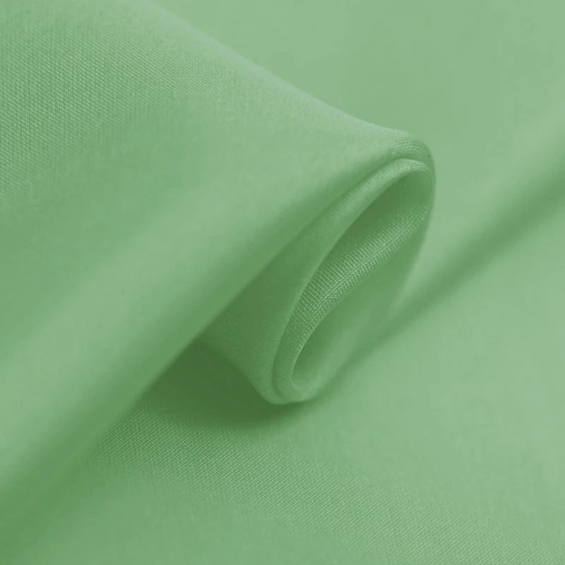 100% Pure Silk Natural Mulberry 8m/m 6A grade 45"( 114cm ) Width Light Bean Green Elegant Lady Cloth Lining Habotai Silk Fabric