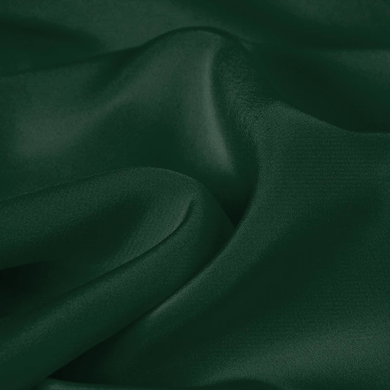 100% Silk Crepe de Chine Natural Pure Mulberry 12 14 16 30mm 45"( 114cm ) 55" (140cm)Width Galapagos Green Lining Silk Fabric