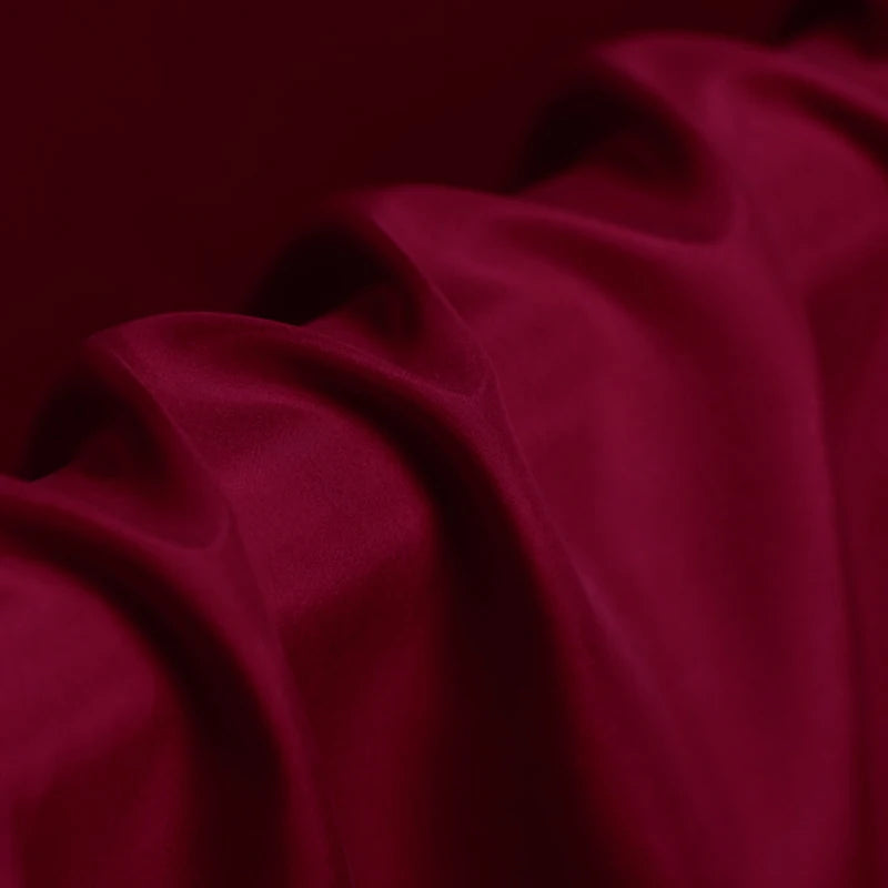 100% Pure Silk Natural Mulberry 8m/m 6A grade 45"( 114cm )Width Lady Women Crimson Tailor Clothes Lining Habotai Silk Fabric