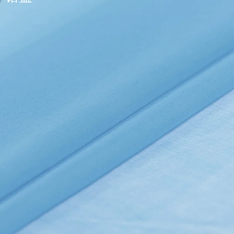 100% Silk Natural Pure Mulberry 8mm 45"( 114cm ) Soft Pale Blue GGT Sexy Lady Summer Elegant Women Light Silk Georgette Fabric