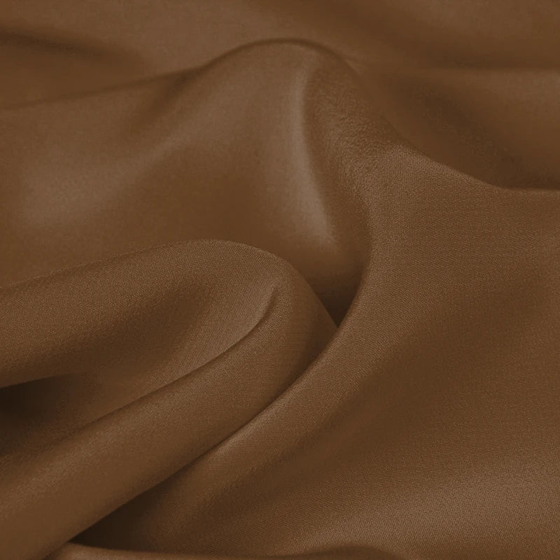 100% Silk Crepe de Chine Natural Pure Mulberry 12 14 16 30mm 45"( 114cm ) 55" (140cm) Width Coffee Lady DIY Dress Silk Fabric