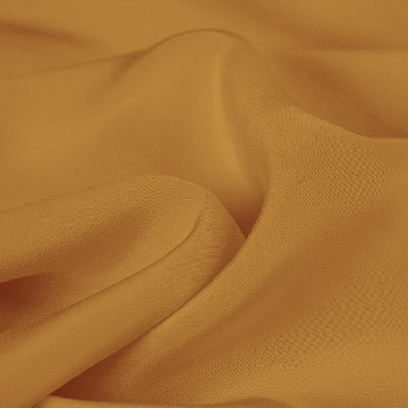 100% Silk Crepe de Chine Natural Pure Mulberry 12 14 16 30mm 45"( 114cm ) 55" (140cm) Width Orange Lady Cloth Lining Silk Fabric