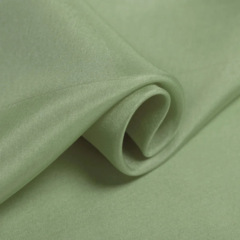 100% Silk Natural Luxury Mulberry Pure Habotai 8m/m 6A grade 45"( 114cm ) Width Elegant Lady Pea Green Thin Clothes Silk Fabric