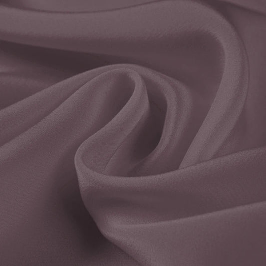 100% Silk Crepe de Chine Natural Pure Mulberry 12 14 16 30mm 45"( 114cm ) 55" (140cm) Width Deep Purplish Red Cloth Silk Fabric