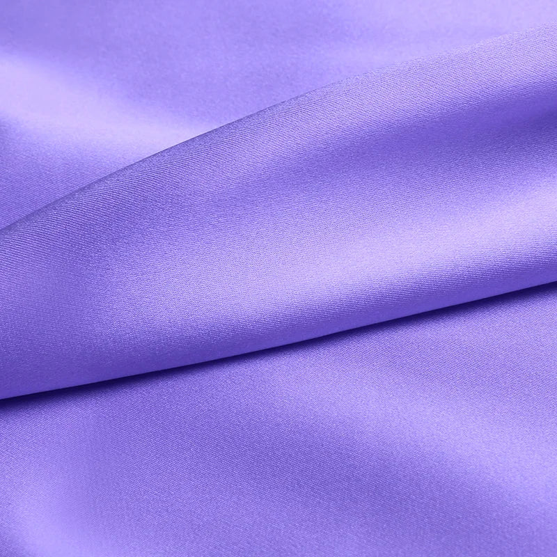 100% pure silk  luxury mulberry charmeuse 16 19 22m/m 6A grade 45"( 114cm ) width light purple clothing bedding silk fabric