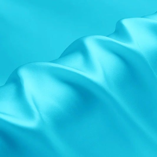 100% silk fabric 16 19 22m/m thick 45"( 114cm )width river blue pure satin charmeuse luxury DIY clothes bedding silk fabric