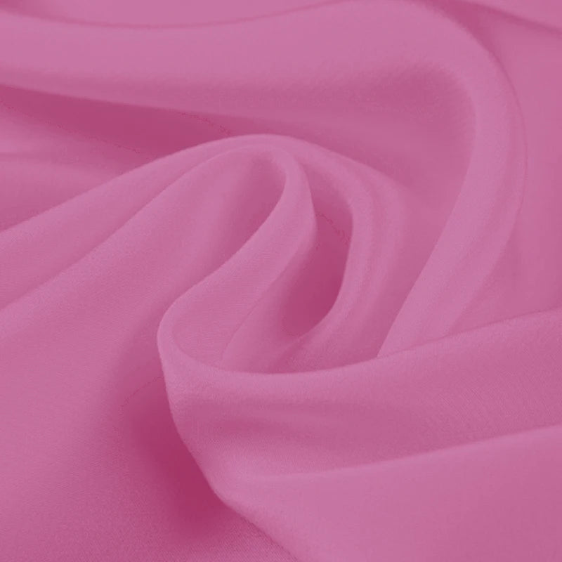 100% Silk Crepe de Chine Natural Pure Mulberry 12 14 16 30mm 45"( 114cm ) 55" (140cm) Width Peach Blossom Lining Silk Fabric