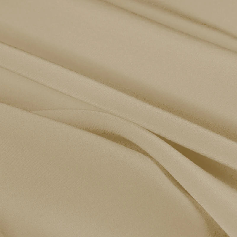 100% Silk Crepe de Chine Natural Pure Mulberry 12 14 16 30mm 45"( 114cm ) 55" (140cm)Width Sesame Lady Cloth Lining Silk Fabric