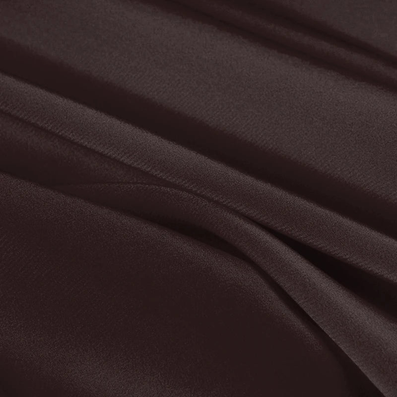 100% Silk Crepe de Chine Natural Pure Mulberry 12 14 16 30mm 45"( 114cm ) 55" (140cm) Width Brown Women Dress Lining Silk Fabric