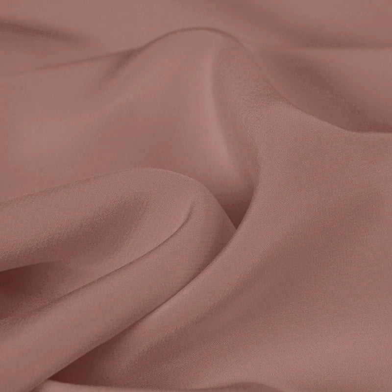 100% Silk Crepe de Chine Natural Pure Mulberry 12 14 16 30mm 45"( 114cm ) 55" (140cm) Width Old Rose Women Silk Lining Fabric