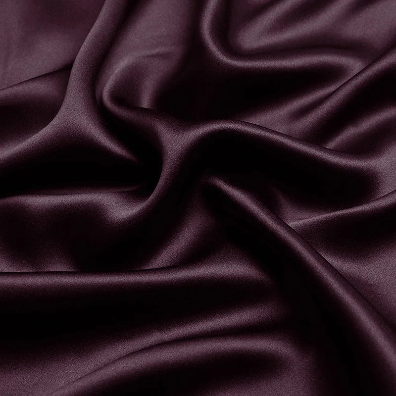 Natural Mulberry Stretch Satin (90% Silk+10% Spandex)16 19m/m Thick 42.5" ( 108cm)  55" (140cm) Width Clothes Sewing Silk Fabric