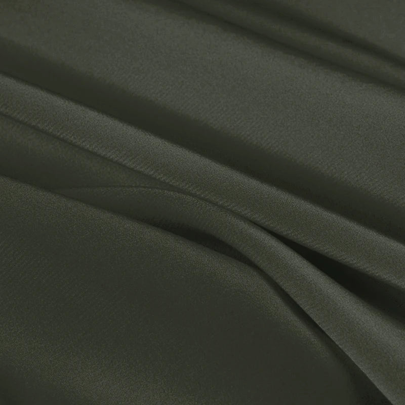 100% Silk Crepe de Chine Natural Pure Mulberry 12 14 16 30mm 45"( 114cm ) 55" (140cm) Width Gray Black Women Lining Silk Fabric