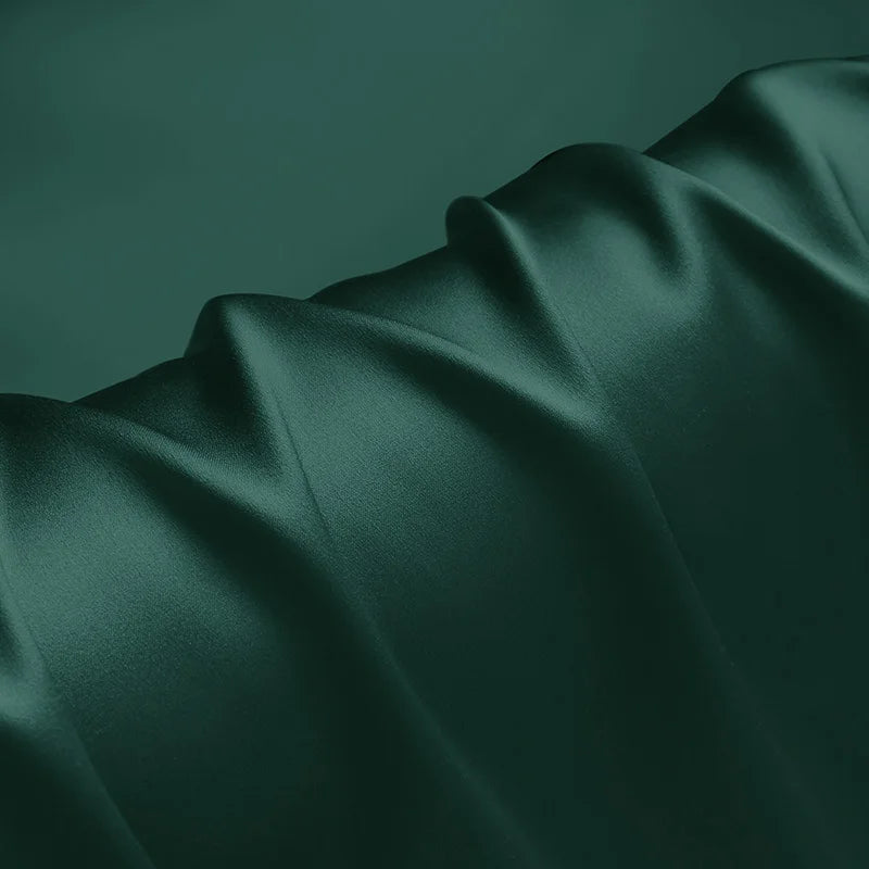 Natural Mulberry Stretch Satin (90% Silk + 10% Spandex)16 19m/m 42.5" ( 108cm)  55" (140cm)  DIY Advanced Cloth Charmeuse Fabric