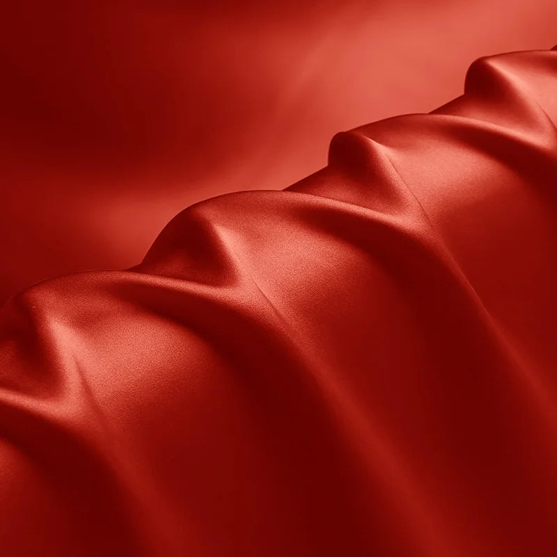 100 pure natural mulberry charmeuse 16 19 22 30m/m thick 45"( 114cm ) width rust red DIY use 6A grade satin silk clothes fabric