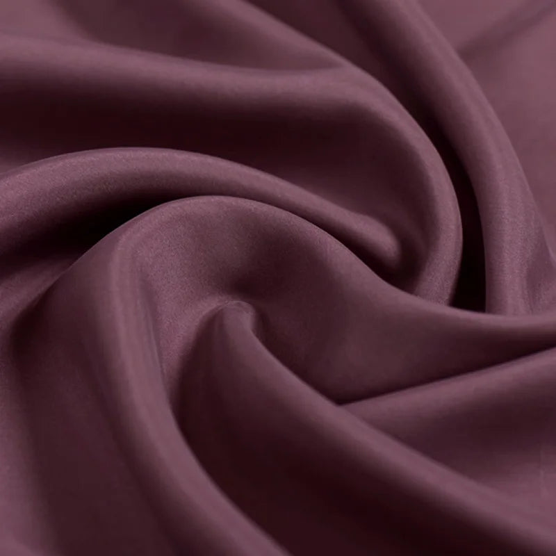 100% Silk Natural Luxury Mulberry Pure Habotai 8m/m 6A grade 45"( 114cm ) Width Pinkish Purple Lady Uniform Lining Silk Fabric