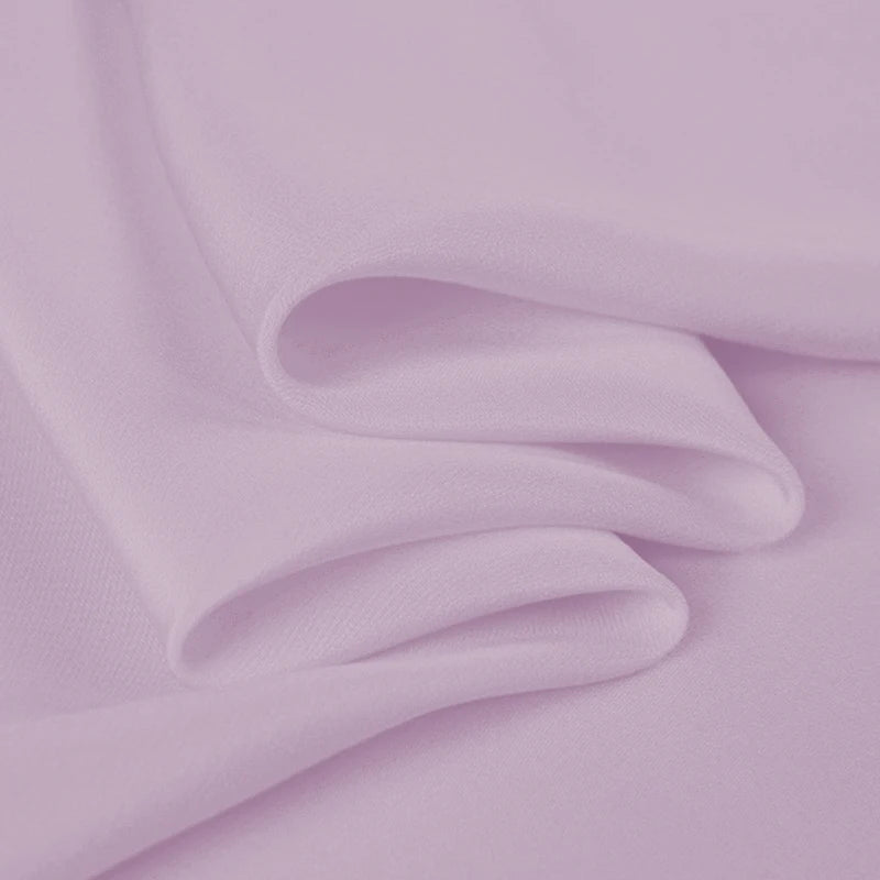 100% Silk Crepe de Chine Natural Pure Mulberry 12 14 16 30mm 45"( 114cm ) 55" (140cm) Width Cherry Powder Silk Lining Fabric