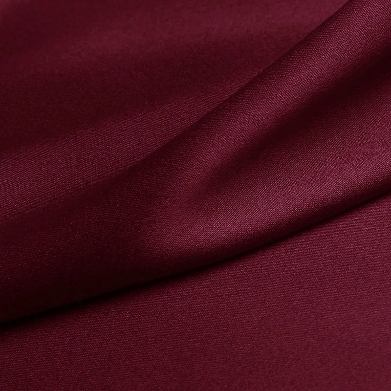 100% silk fabric 16 19 22m/m thick 45"( 114cm )width solid crimson pure satin charmeuse luxury DIY clothes bedding silk fabric