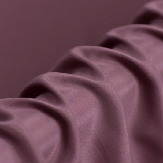 100% Silk Natural Luxury Mulberry Pure Habotai 8m/m 6A grade 45"( 114cm ) Width Pinkish Purple Lady Uniform Lining Silk Fabric